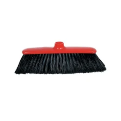 MSV Balai droit noir et rouge en PVC* Balai Et Tête De Balai
