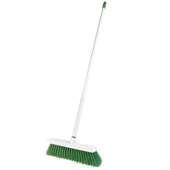 Balai droit poils rigide blanc L.28 x l.5cm* Balai Et Tête De Balai