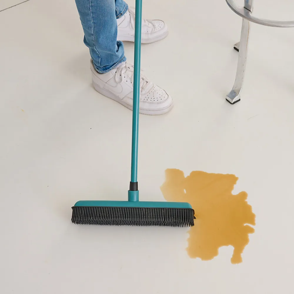 Balai extensible poils doux bleu L.1 m x l.7cm>GoodHome Discount