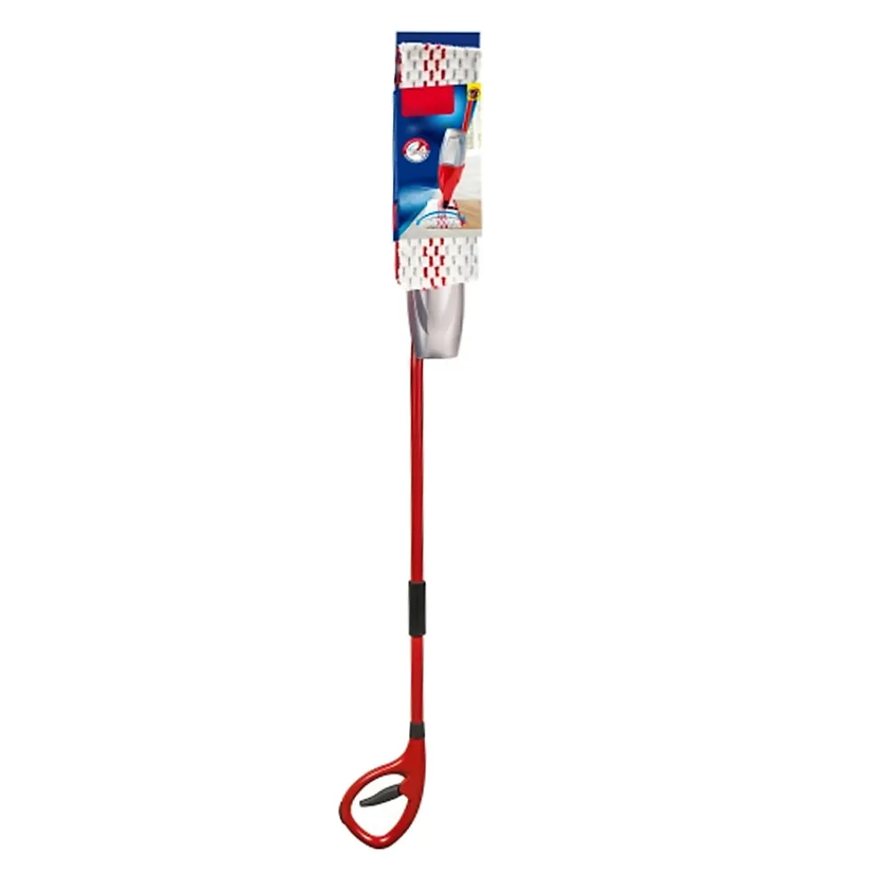 Balai pulvérisateur avec réservoir, nettoyeur vapeur, séparateur de poussière en microfibre coloris rouge.>Juanio New
