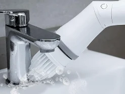 Importdistrib Balai serpillière rotatif électrique avec 6 embouts tornado* Serpillère