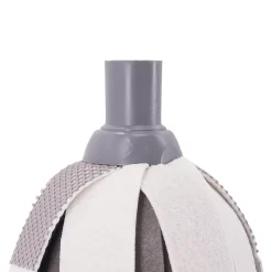 GoodHome Balai serpillère à franges microfibre et plastique blanc et bleu l.8 cm* Serpillère