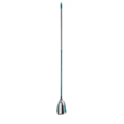 GoodHome Balai serpillère à franges microfibre et plastique blanc et bleu l.8 cm* Serpillère