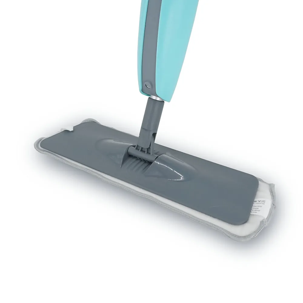 Balai serpillère microfibre avec vaporisateur gris et bleu L.124 x l.12 cm>GoodHome Discount