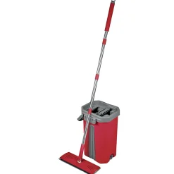 Passat Balai serpillère Smart Mop 360 tête extra large pivotante + Seau 2 compartiments + 2 lingettes microfibre* Serpillère