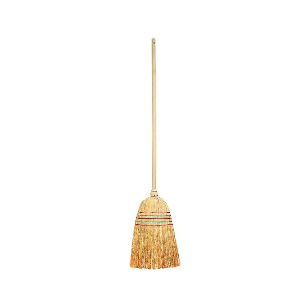 MSV Balai traditionel extérieur en paille 136cm* Balai Et Tête De Balai