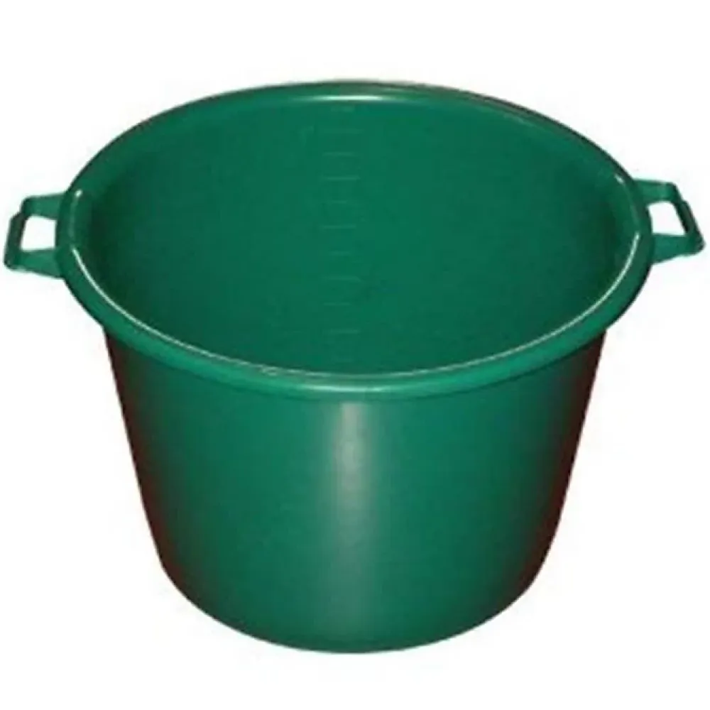 Aluminium Et Plastique Baquet rond 30 L - D: 45 cm - H 29 cm - vert* Seau, Bassine, Récipient De Ménage