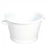 Gilac Baquet rond fond renforcé 50 L - blanc* Seau, Bassine, Récipient De Ménage