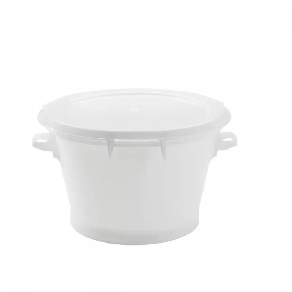 Gilac Baquet rond fond renforcé 50 L - blanc* Seau, Bassine, Récipient De Ménage