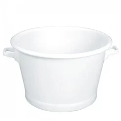 Gilac Baquet rond fond renforcé 75 L - blanc* Seau, Bassine, Récipient De Ménage