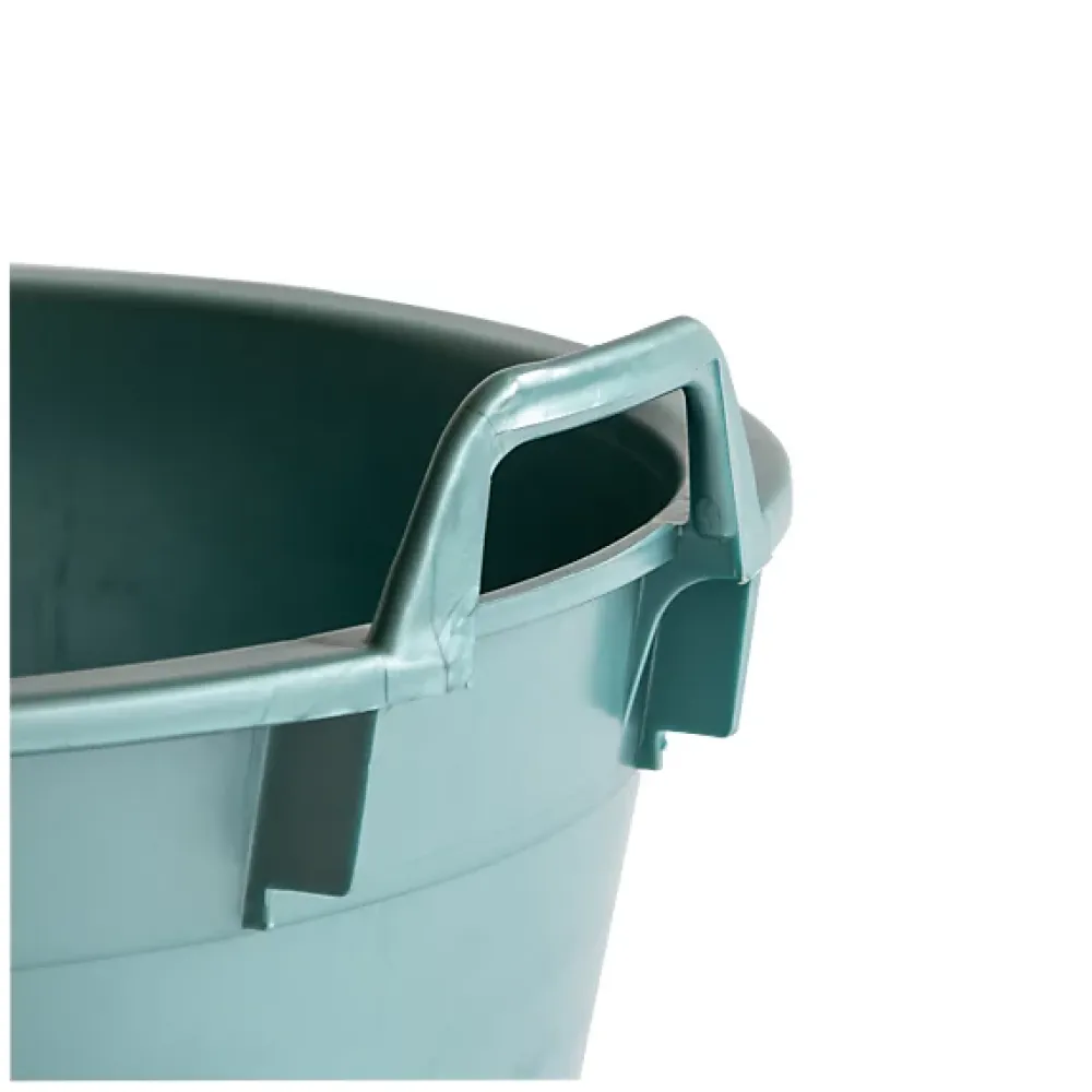 Gilac Baquet rond souple avec poignées - 40 L - vert* Seau, Bassine, Récipient De Ménage
