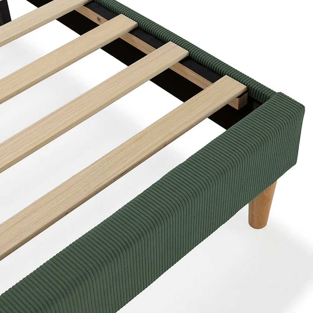Base rembourrée Bari 150x190 cm Vert>Vs Venta-Stock Sale