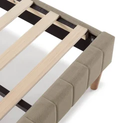 Vs Venta-Stock Base rembourrée Eris 160x200 cm Beige* Sommier