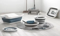 Eden Bassine cuvette retractable bleu paon* Seau, Bassine, Récipient De Ménage