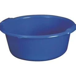 Aluminium Et Plastique Bassine ronde 14 L - D: 41 cm - H 17.5 cm - bleu* Seau, Bassine, Récipient De Ménage