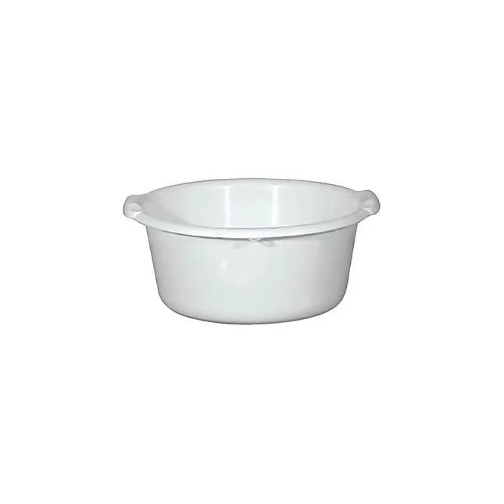 Aluminium Et Plastique Bassine ronde 20l d43 blanc alimentaire* Seau, Bassine, Récipient De Ménage
