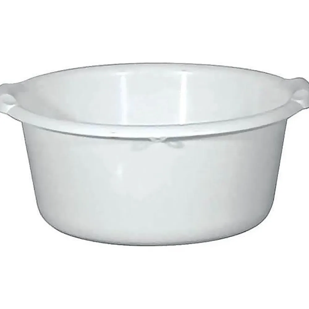 Aluminium Et Plastique Bassine ronde 20l d43 blanc alimentaire* Seau, Bassine, Récipient De Ménage