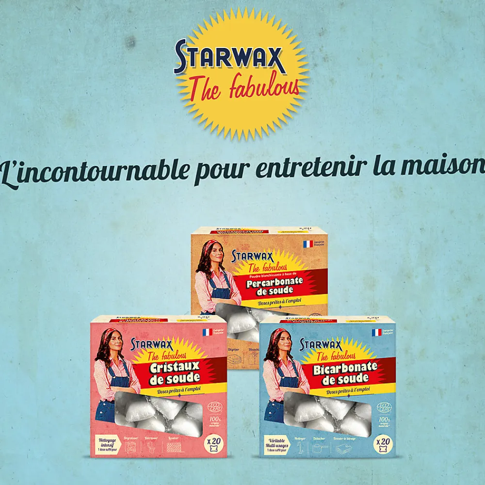 Bicarbonate de soude doses 20 x 20g>Starwax Fabulous New