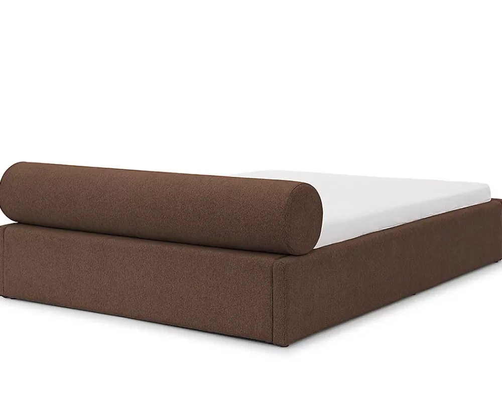 Lisa Design Billy - lit coffre - 140x190 cm - en tissu texturé - sommier inclus -* Lit Coffre