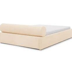 Lisa Design Billy - lit coffre - 140x190 cm - en tissu texturé - sommier inclus -* Lit Coffre