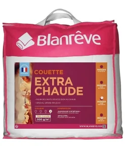Couette extra chaude en microfibre - 220 x 240 cm - Blanc>Blanreve Clearance