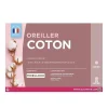 Blanreve Oreiller en coton - 60 x 60 cm - Blanc* Oreiller Moelleux