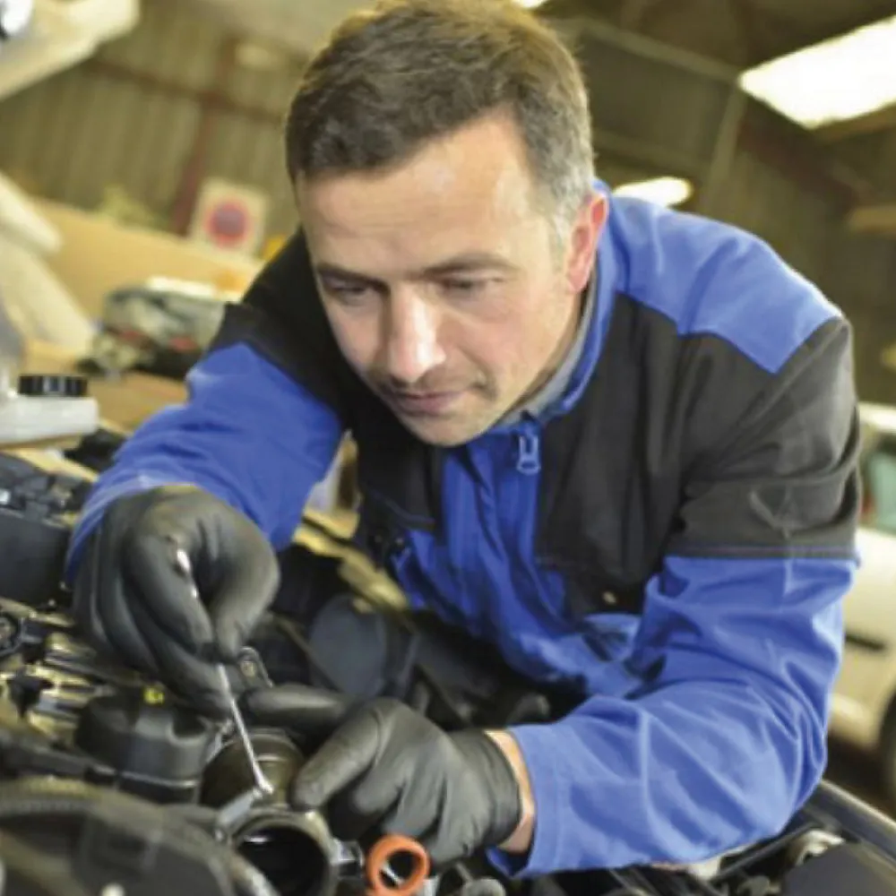 Boite de 100 gants en nitrile jetables - non poudrés - Taille M - Noir ->Vivezen Best