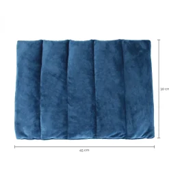 Vivezen Bouillotte, coussin chauffant 45 x 30 cm pour le dos ou autres parties du corps - Bleu -* Couverture