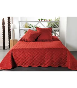 Boutis contemporain terre cuite - 180x240cm - Rouille>Linder Sale
