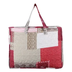 Boutis 220x240 avec 2 taies et sac Arkansas rouge>Lovely Casa Discount