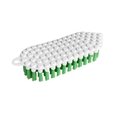 Brosse à récurer flexible poils rigide blanc l.7cm>GoodHome New