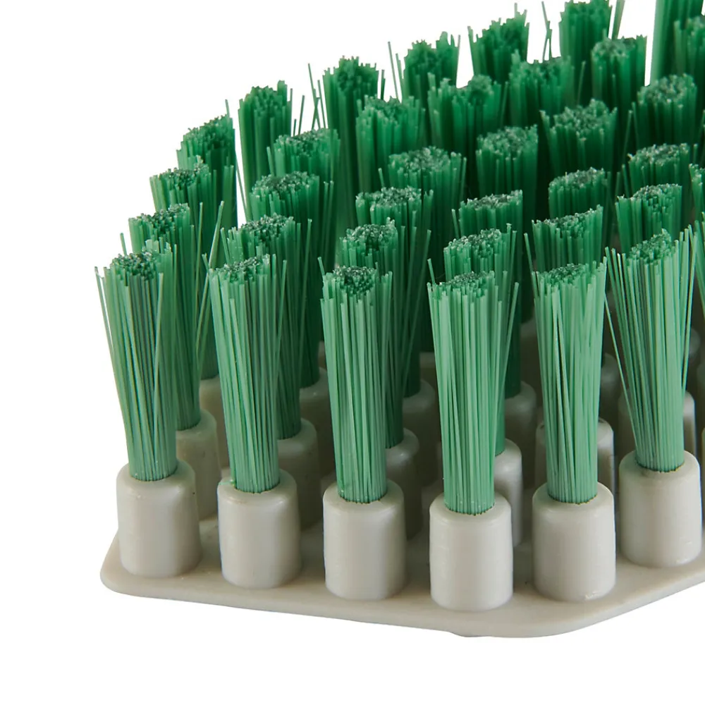Brosse à récurer flexible poils rigide blanc l.7cm>GoodHome New