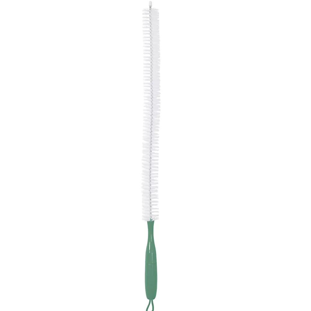 GoodHome Brosse de nettoyage pour radiateur flexible poils rigide blanc l.5cm* Brosse De Nettoyage