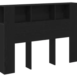 Cabinet de Tête de Lit Chêne noir 120 x 18.5 x 102.5 cm>Vidaxl Best