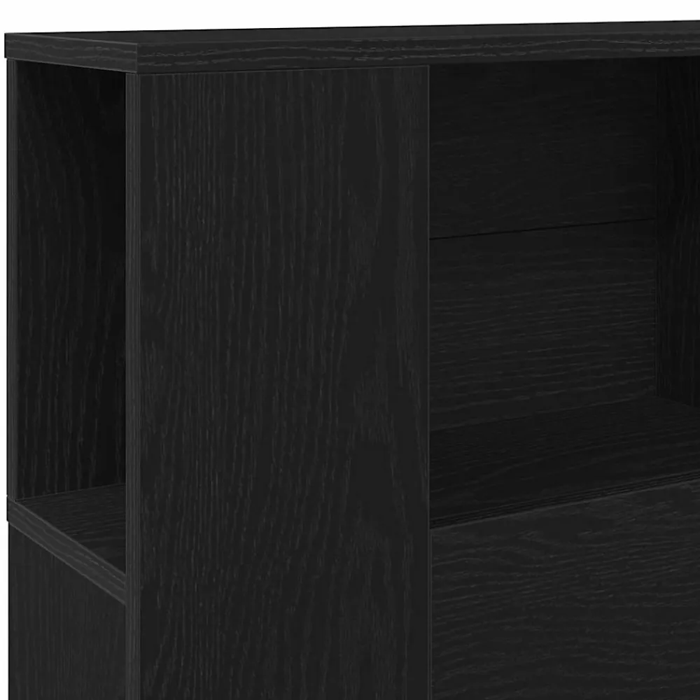 Cabinet de Tête de Lit Chêne noir 120 x 18.5 x 102.5 cm>Vidaxl Best