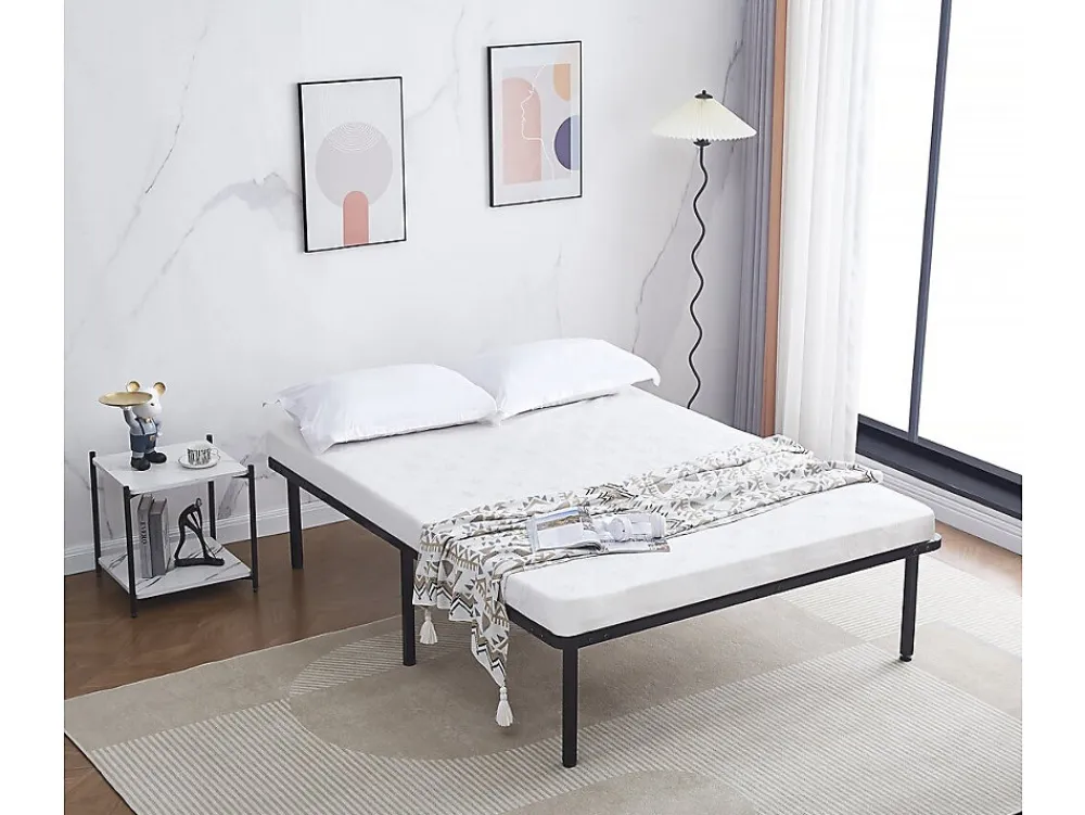 Cadre à lattes + pieds pour matelas 140 x 190 cm - 26 lattes>Habitat Et Jardin Outlet