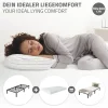 Ml-Design Cadre de lit en acier pour chambre à coucher + sommier à lattes matelas 90x200cm* Sommier