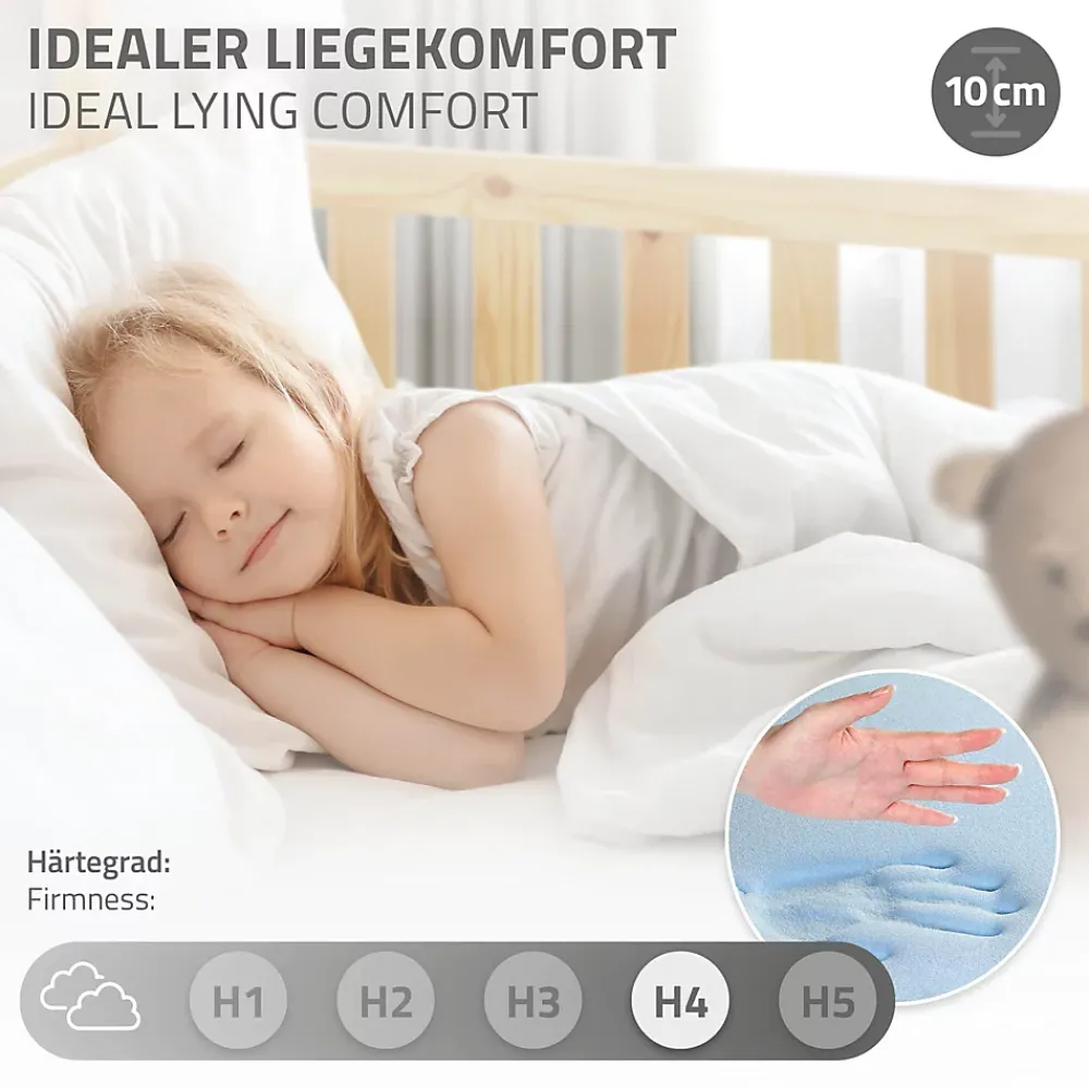 Ml-Design Cadre de lit en acier pour chambre à coucher + sommier à lattes matelas 90x200cm* Sommier