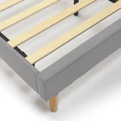 Cadre de lit rembourré Lauren 30 cm, 90 x 190 cm, Gris clair><noscript><img width=