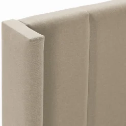 Cadre de lit rembourré Noelia 30 cm, 90x190 cm, Beige><noscript><img data-lazyloaded=