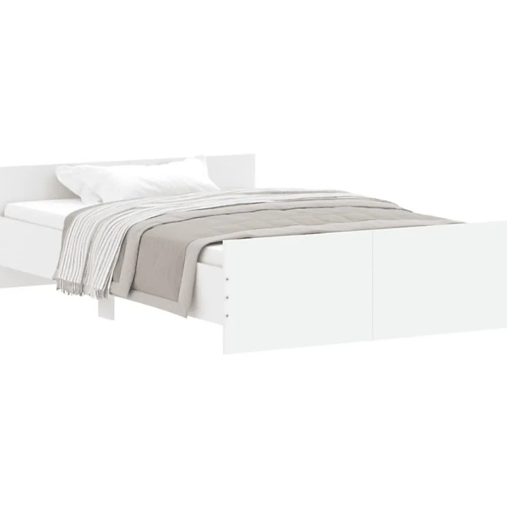 Cadre de lit sans matelas blanc 120x190 cm>Vidaxl Online