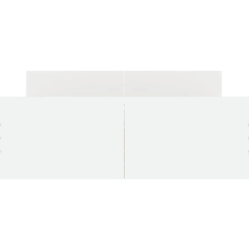 Cadre de lit sans matelas blanc 120x190 cm>Vidaxl Online