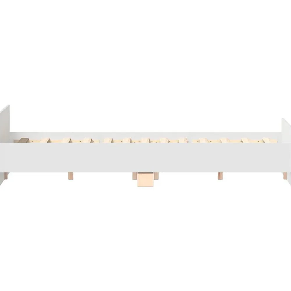 Cadre de lit sans matelas blanc 120x190 cm>Vidaxl Online