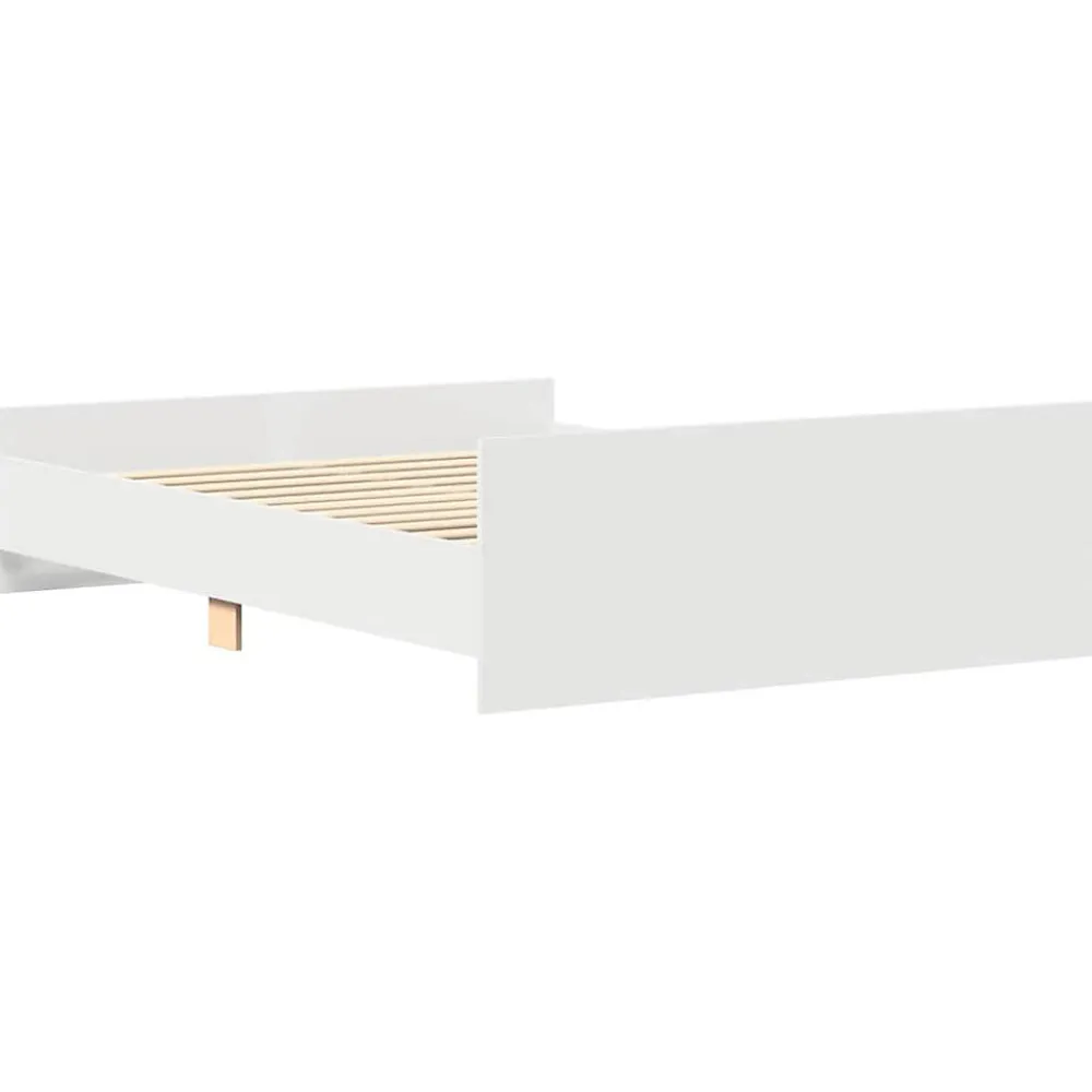 Cadre de lit sans matelas blanc 120x190 cm>Vidaxl Online