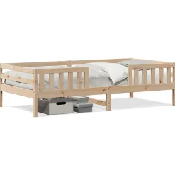 Cadre de lit sans matelas 90x190 cm bois de pin massif>Vidaxl Best