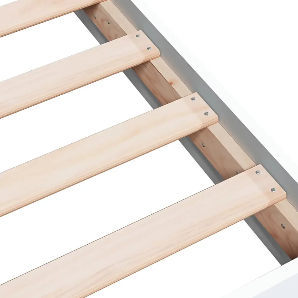 Vidaxl Cadre de lit sans matelas blanc 160x200 cm bois d ingénierie* Sommier
