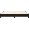 Vidaxl Cadre de lit sans matelas noir 180x200 cm velours* Sommier
