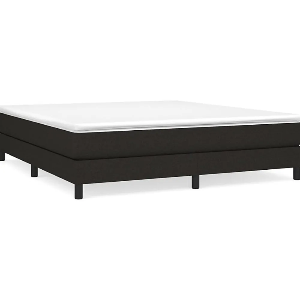 Cadre de lit sans matelas noir 180x200 cm tissu>Vidaxl Discount