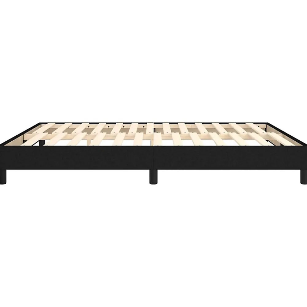 Cadre de lit sans matelas noir 180x200 cm tissu>Vidaxl Discount