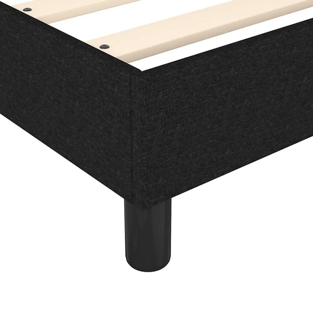 Cadre de lit sans matelas noir 180x200 cm tissu>Vidaxl Discount